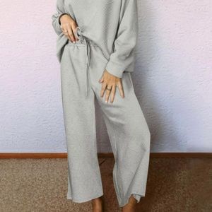 Liam and Company wide leg textured set